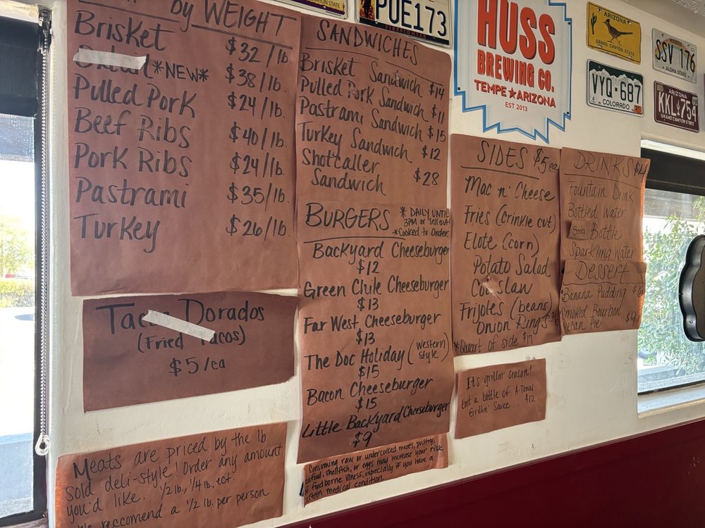 Eric's Family Barbecue Menu - Image 1