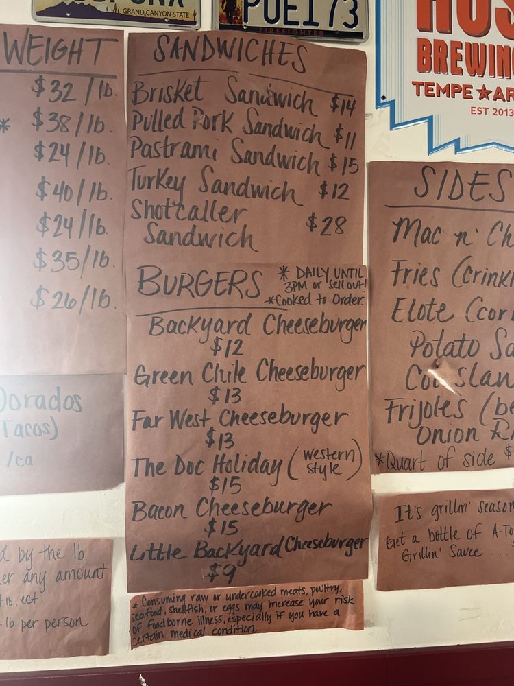 Eric's Family Barbecue Menu - Image 2