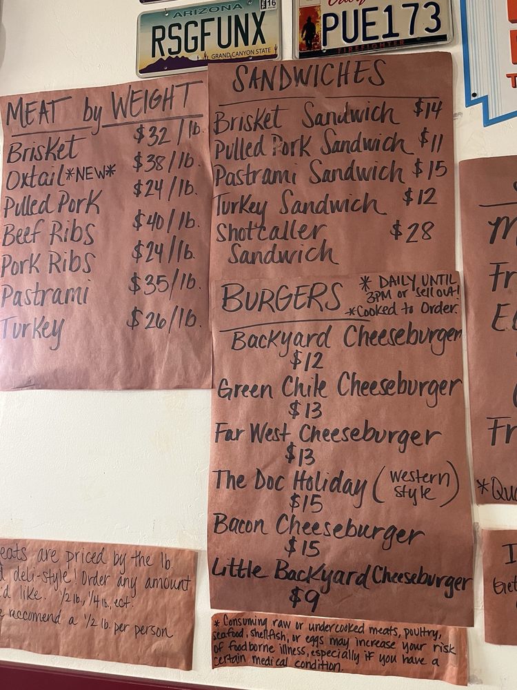 Eric's Family Barbecue Menu - Image 3