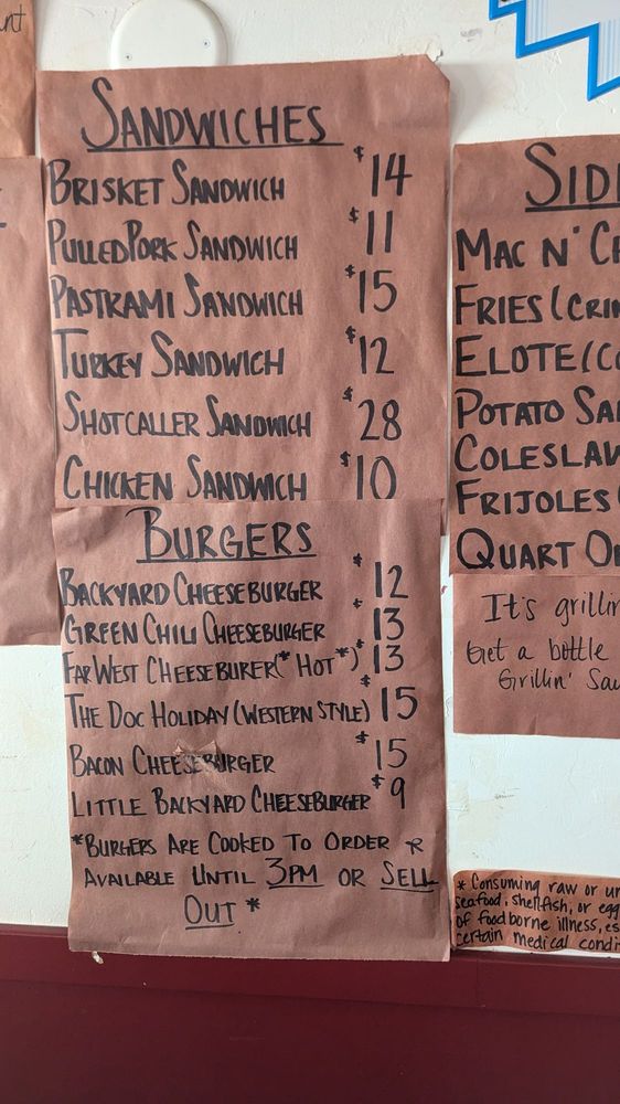 Eric's Family Barbecue Menu - Image 7