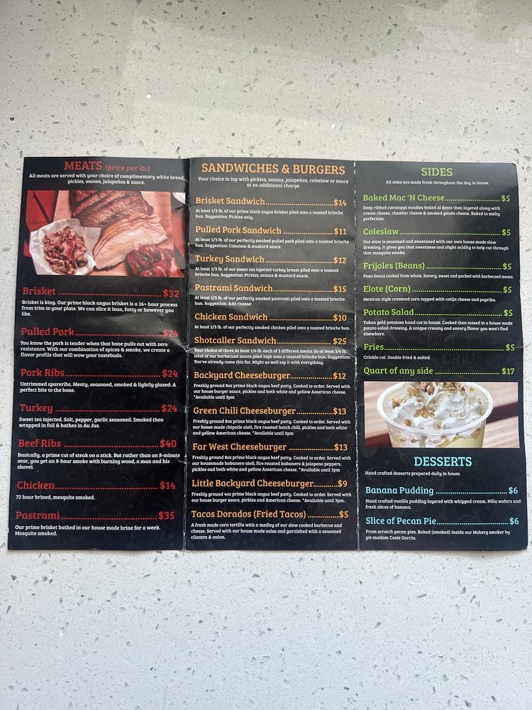 Eric's Family Barbecue Menu - Image 8